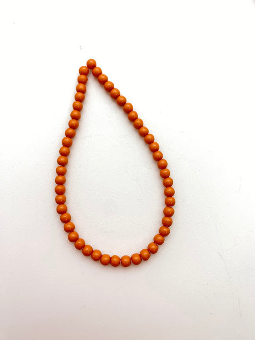 Opaque Round 4mm Melon