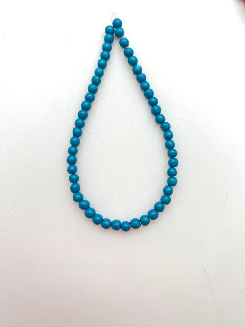 Opaque Round 4mm Peacock