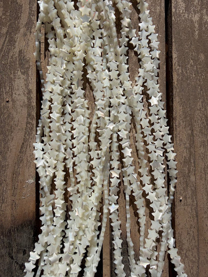 Star Shape Shell 8mm Beads