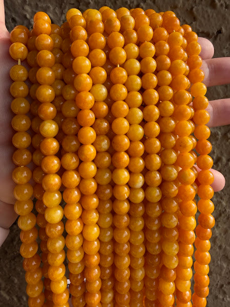 Amber Jade 8mm