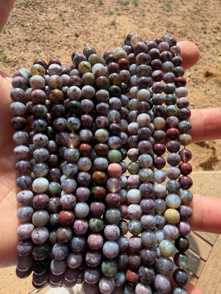 Botswana Agate Round 6mm