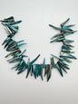 Natural Shell Dagger Strand Teal