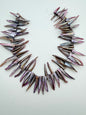 Natural Shell Dagger Strand Lavender