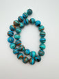Blue Calsilica Beads 14mm