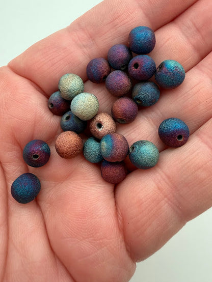Raku Beads 8mm