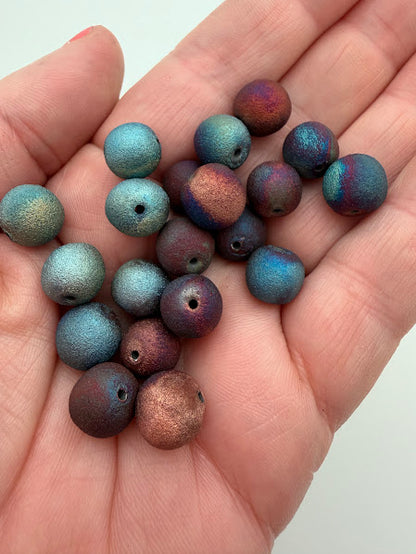 Raku Beads 8mm Round