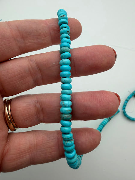Natural Turquoise Ronelle Beads 3x6mm