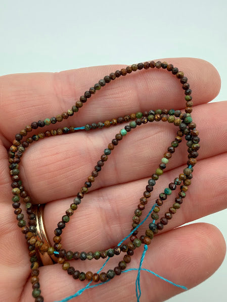 Turquoise Faceted 2mm