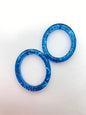 Ring Bead 34x29mm Glitter Montana