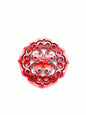 Filigree Circle 45mm Fuchsia