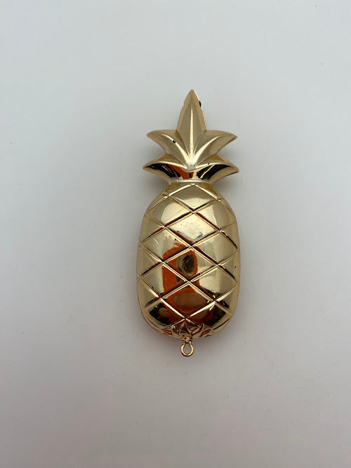 Pineapple Pendant 3” Gold