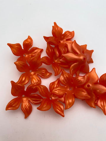 Flower Cap 28mm Orange