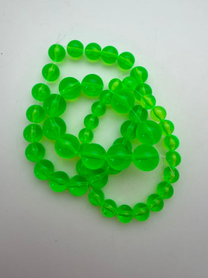Round 10mm Green Neon