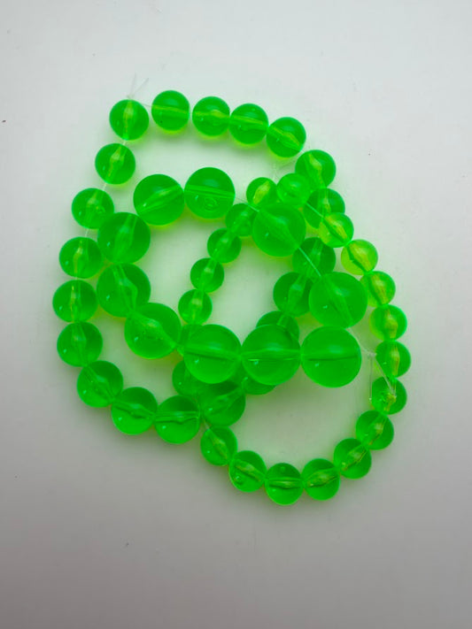 Round 10mm Green Neon