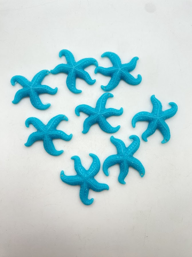 Star Fish Drop 31mm Ski Blue