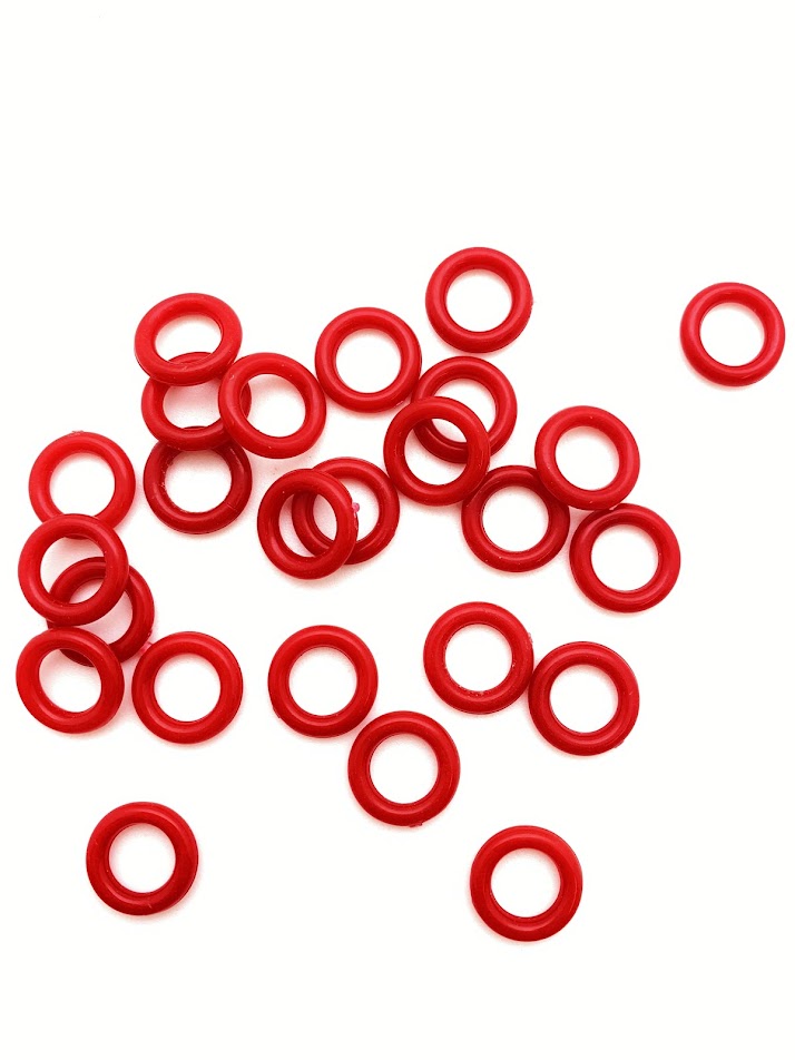Ring 12mm Cherry red