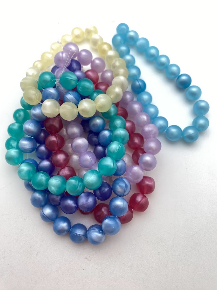 Round 10mm Ice Green Pearl