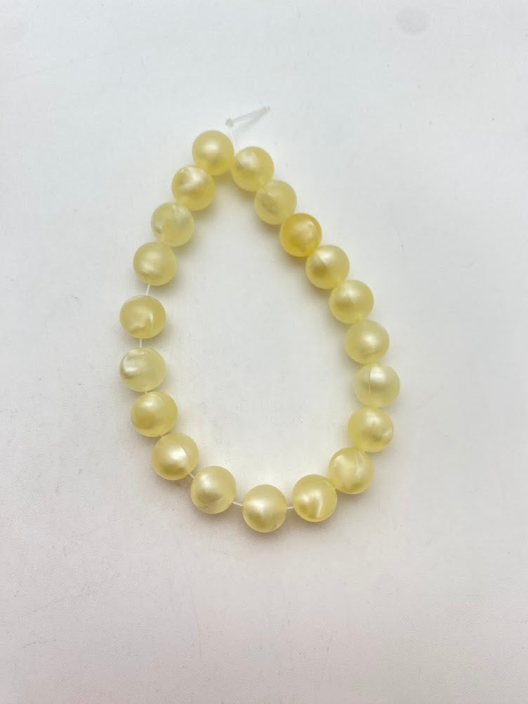 Round 10mm Jonquil Pearl