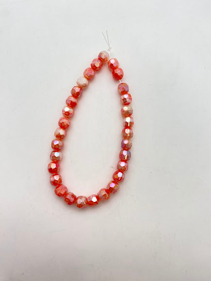 Vintage Glass Faceted 6mm Sherbet Luster