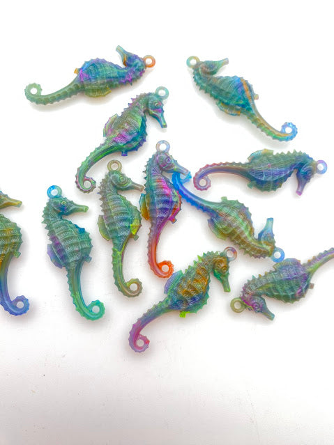 Seahorse Drop 50mm Aurora Marble