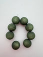 Round 16mm Matte Glitter Martini