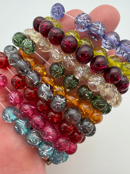 Round 8mm Tinsel Black Diamond