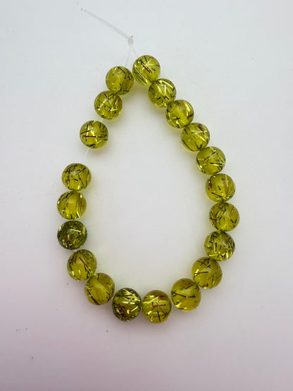 Round 8mm Tinsel Kiwi