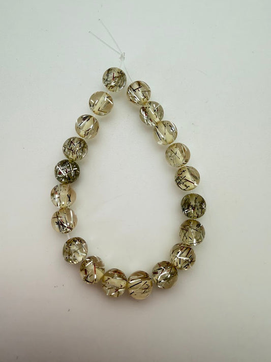 Round 8mm Tinsel Silver
