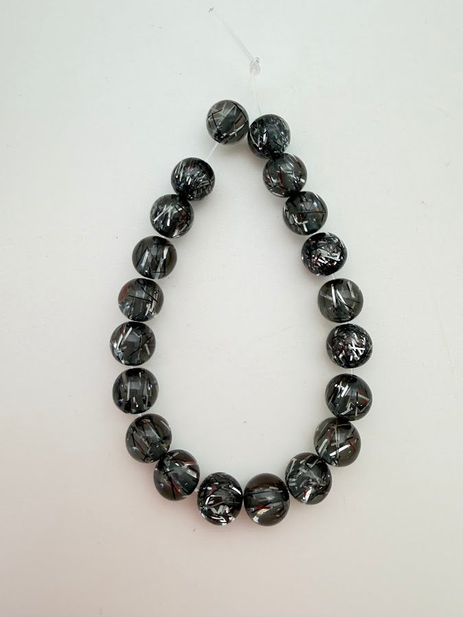 Round 8mm Tinsel Black Diamond