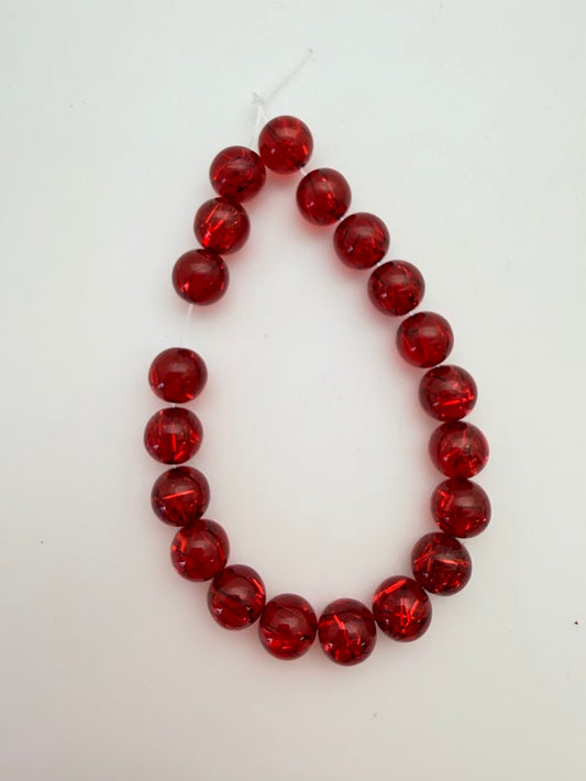 Round 8mm Tinsel Ruby
