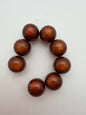 Round 14mm Satin Glow Nutmeg