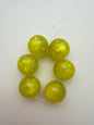 Round 16mm Crystal Glow Kiwi