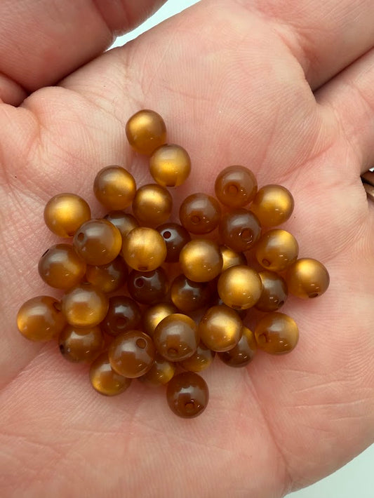 Round 6mm Moonglow Biscotti