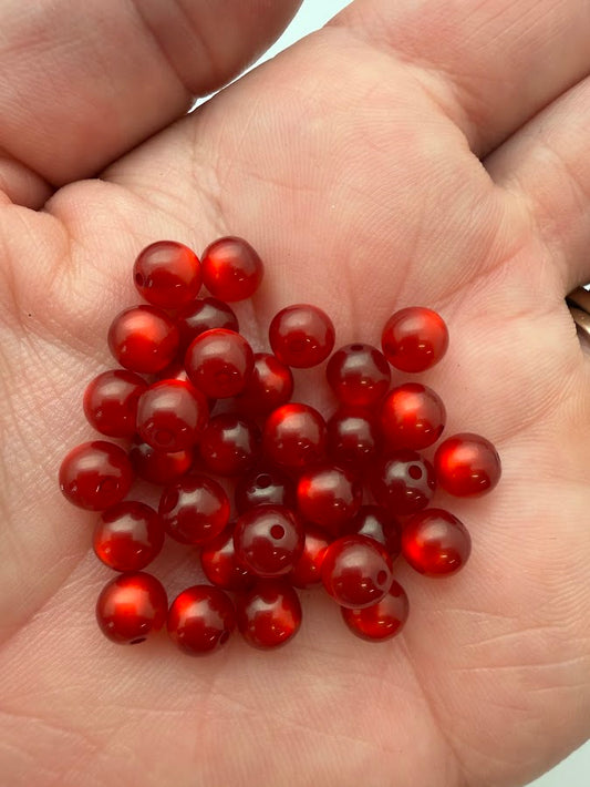 Round 6mm Moonglow Cherry Lip