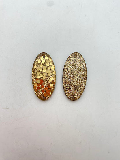 Link Glitter 40x20mm Bronze