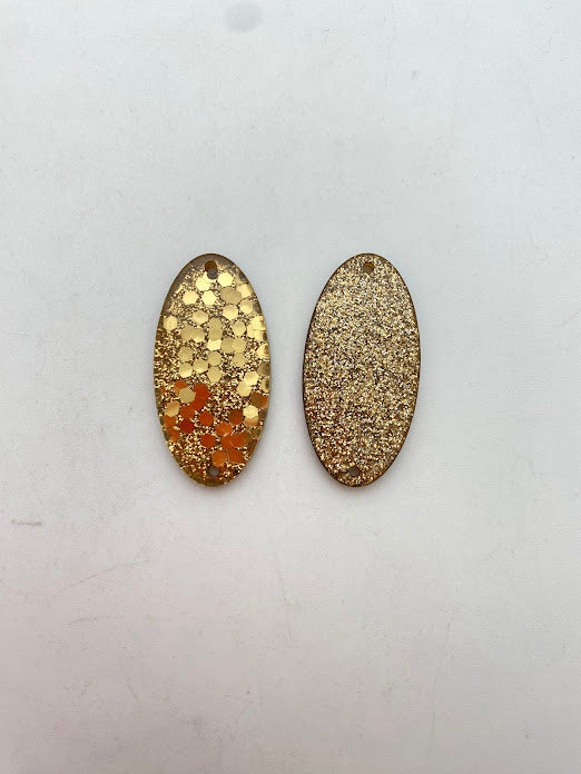 Link Glitter 40x20mm Bronze