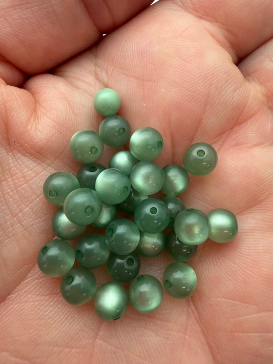 Round 6mm Moonglow Sage