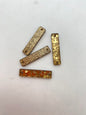 Link Glitter 35x8mm Bronze