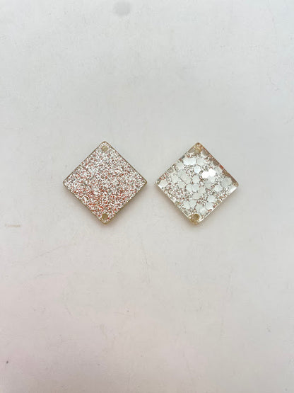 Link Glitter 20mm Silver