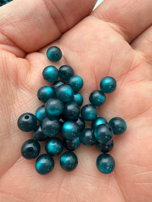 Round 6mm Moonglow Deep Ocean
