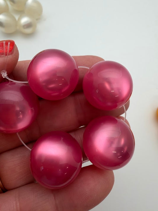 Round 20mm Moonglow Pink Rose