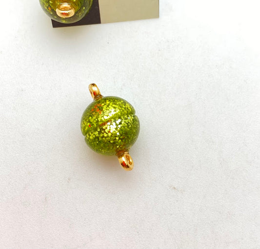 Magnetic Clasp 12mm Glitter Kiwi