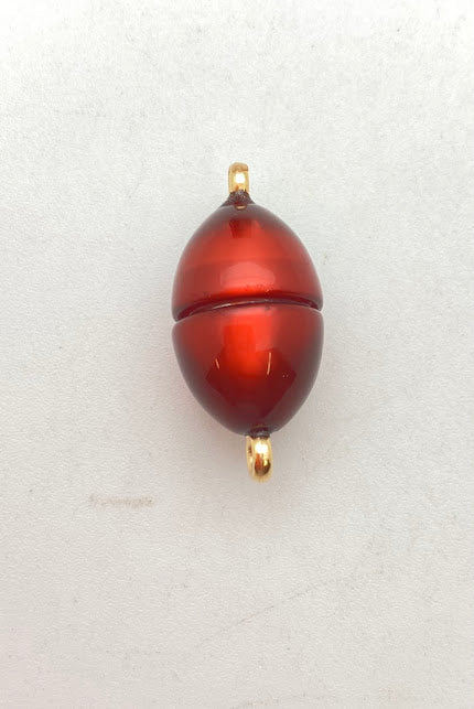 Magnetic Clasp 18x12mm Moon glow Sangria