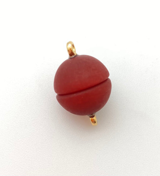 Magnetic Clasp 16mm Satin Matte Sangria