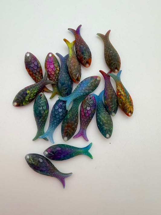Fish Charm 28mm Aurora