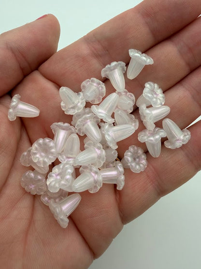 Flower Cap 11x10mm Unicorn Glow