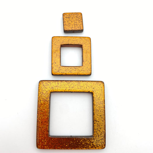 Glitter Square Set 50mm Amber - IT-Gr-0502-E