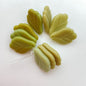 Leaves Drop 18mm Mustard