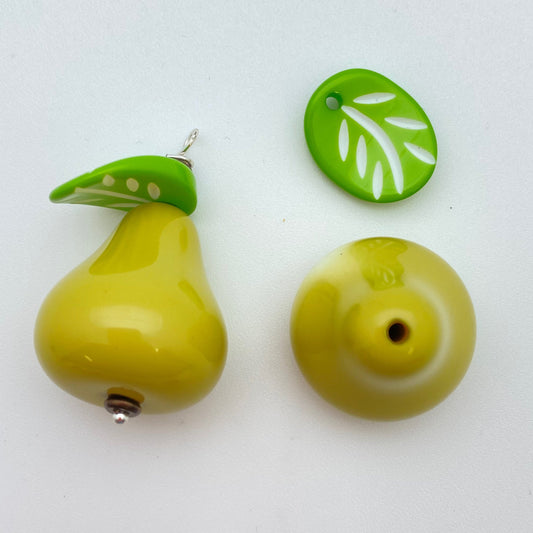 Pear Charm Set 32mm