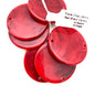 Plate Drop 28mm Red Marble